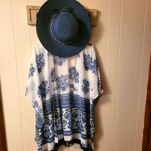 NWT Xhilaration White Sand Sheer Coverup Size Med/Lge.
